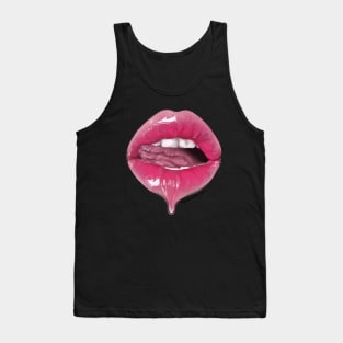 Drippy lips Tank Top